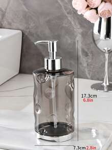 1 件可再填充浴室液体皂/洗发水/爽肤水分配器瓶，沐浴露和化妆品压力泵瓶家居浴室装饰秋季装饰 - 彩色 - 查看 22