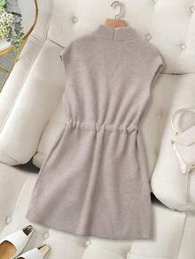 Rafferiza 全新宽松优雅百搭中长款女士毛衣背心