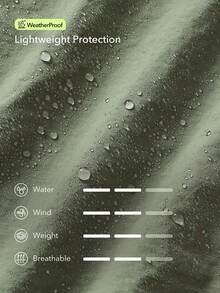 OutZeal 女士防水弹力可调节腰带贴袋户外裤，适合徒步露营，秋冬季穿着 - 綠色 - 查看 6