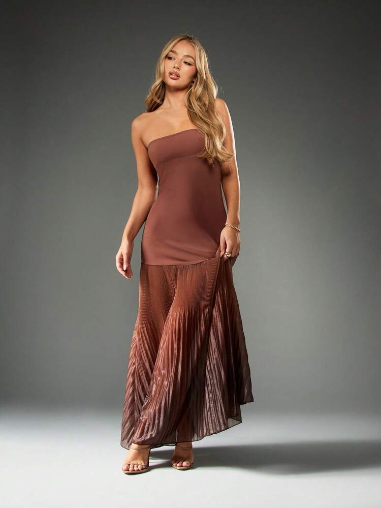 Jupe Bandeau Missguided Taille 10, Vert Viscose, Taille Moyenne, Taille élastique