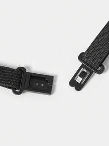 HARRY POTTER X SHEIN 1 burgunderrot-gelb gestreiftes Gummiband, freie lässige Krawatten für Herren und Damen