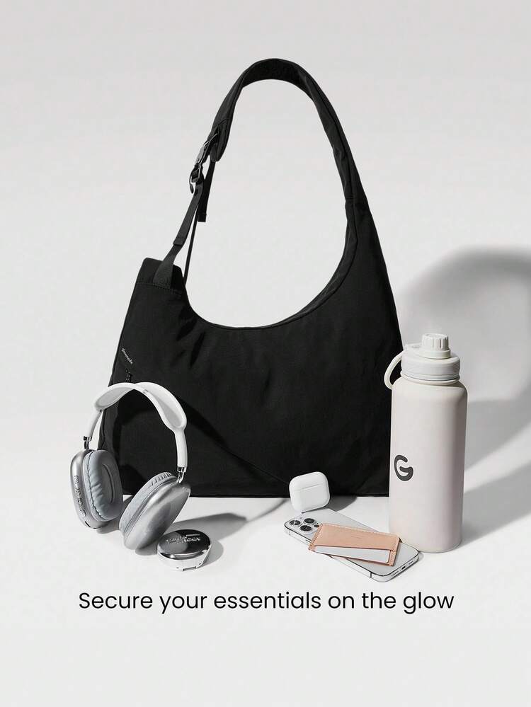 20L Water-Repellent Magnetic Strap Zipper Pocket Adjustable Reflective Shoulder Bag Daily Casual