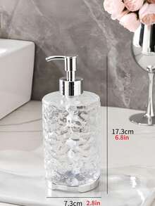 1 件可再填充浴室液体皂/洗发水/爽肤水分配器瓶，沐浴露和化妆品压力泵瓶家居浴室装饰秋季装饰 - 彩色 - 查看 20