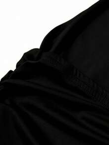 Glamine 优雅黑色圣诞派对无袖吊带上衣，女士冬季款 - 黑色 - 查看 8