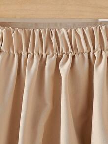 Sparklyn 女孩优雅时尚休闲运动百搭褶皱迷你裙，适合上学、度假、旅行、四季 - 卡其色 - 查看 7