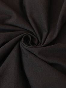 Brillora 素色流蘇下擺洋裝