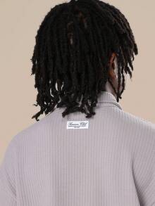 SUMWON Textured Ribbed Relaxed Fit Button Down Shirt And Pants Set With Front Pocket Everyday Casual Wear Outfit For Fall Winter - Light Wash - View 6