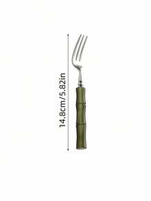Cirelle Bộ dao nĩa bằng thép không gỉ màu xanh lá cây Creamics hình tre cao cấp Bộ dao nĩa sang trọng Phong cách Thanh lịch Bền Chống gỉ Dễ dàng vệ sinh Hiện đại Độc đáo Tinh tế Cao cấp Sang trọng Kiểu dáng đẹp Bàn ăn tiện dụng Sử dụng hàng ngày Quà tặng tụ họp Thiết kế cao cấp trang nhã | Nĩa trái cây, Nĩa bạc Creamics, Thìa và nĩa bạc nhà bếp, Nĩa dài, Đồ dùng nĩa, Bộ nĩa thìa, Nĩa thịt, Bộ thìa và nĩa, Nĩa, Nĩa, Nĩa thép không gỉ, Nĩa trái cây - Nhiều màu - Xem 3