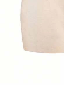 SHEIN 1 Set Women's Solid Color Elastic Comfortable Safety Shorts - Apricot - View 4