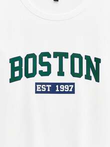 Open Phase STONE DISTRICT Men's Summer Casual Round Neck Letter Print Tank Top Spring To Summer - White - View 6