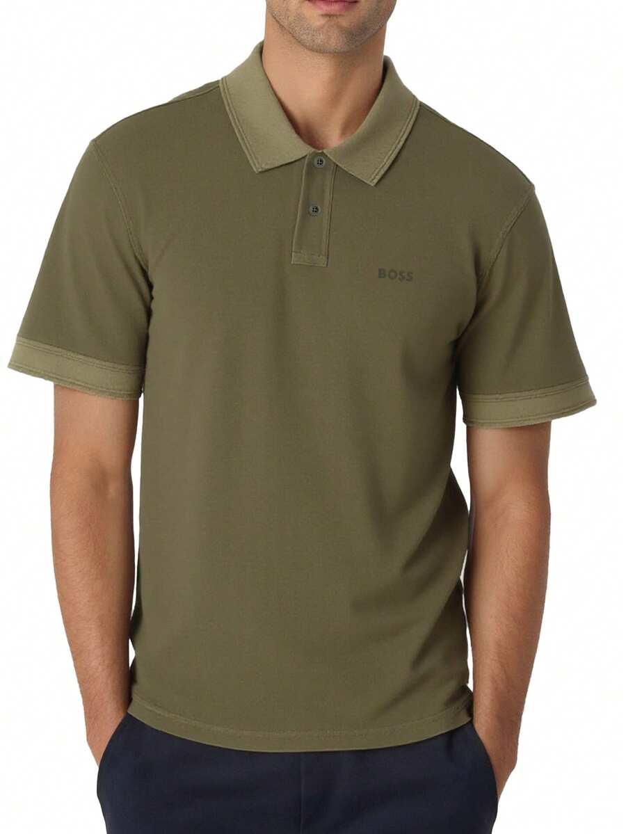 Hugo Boss Men's Polo Shirts Olive - Green - View 1