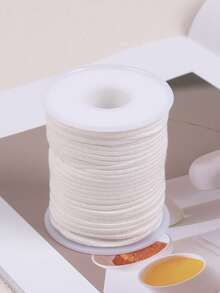 1 rollo de mecha de vela blanca, Hazlo tú mismo para hacer velas, Decoración del hogar, Dormitorio, Boda, Regalos de fiesta, Festival, Decoración del hogar - Blanco - Ver 11
