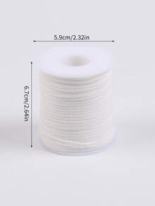 1 rollo de mecha de vela blanca, Hazlo tú mismo para hacer velas, Decoración del hogar, Dormitorio, Boda, Regalos de fiesta, Festival, Decoración del hogar - Blanco - Ver 16