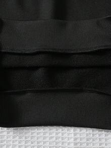 2 件套女孩和青少年水豚和珍珠奶茶印花圆领长袖运动衫和喇叭裤，舒适针织长袖运动上衣，可爱卡通设计适合秋冬休闲装 - 彩色 - 查看 5