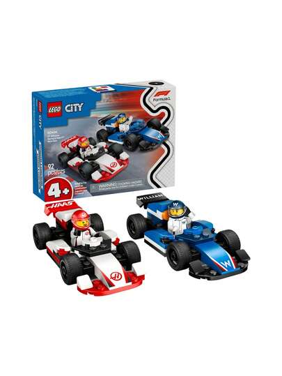LEGO City Formula 1® F1® Williams Racing And Haas F1® Racing Cars KIDS 4+ 60464