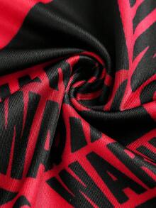 Halloween Funny Print Mummy Ghost Lace-Up Warning Halloween Party Teenager Boys Mid-Length Boxer Briefs Underwear - Black - View 4