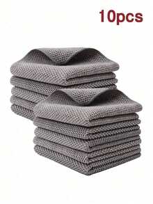 5/10/15/20片装厨房多功能清洁布家用清洁布吸水擦车巾厨房清洁布洗碗布