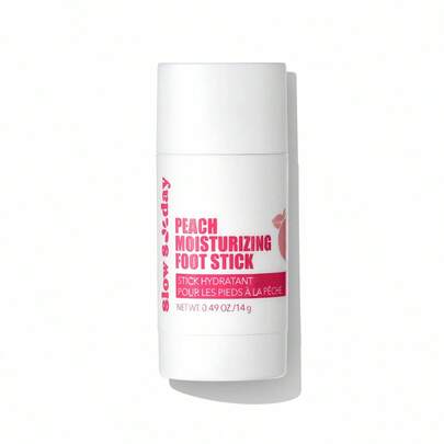 SlowSunday Peach Moisturizing Foot Stick, Foot Care, Foot Spa, Foot Balm, Foot Cream Moisturizing, Feet & Knees & Body , Nourishes And Softens, Travel Size, K Beauty, Suitable For Summer, Y2K, Ideal For Party