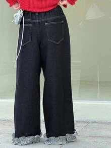 DAZY Girls Plus Thermal Lined Denim Jeans