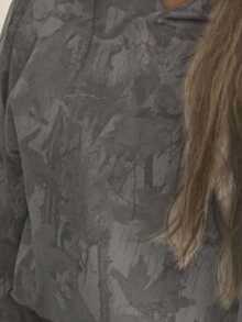 SHEIN 女式秋季树枝印花长袖连帽衫和裤子休闲套装 - 彩色 - 查看 5