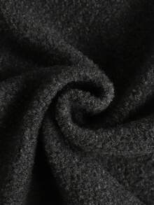 SHEIN 2pcs Tween Girls Casual Thickened Loose Drop Shoulder Asymmetrical Hem Los Angeles Letter Graphic Sweatshirt & Leggings Set, Autumn/Winter Fall