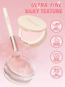 SHEGLAM Insta-Ready Ultra-Fine Blur & Lift Setting Powder Duo-Bubblegum Brand Beauty Makeup Face Paint Cosmetic For Women Girls Perfect For Fall Winter Ideal For Y2K Fancy Fashion Suitable For Birthday Christmas Present Party Ready Best Color