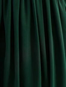 Tween Mädchen Elegant Hochwertig Ärmellos Pailletten Taille Eng anliegend Asymmetrischer Saum Kleid, Smaragdgrün - Dunkelgrün - Übersicht 8