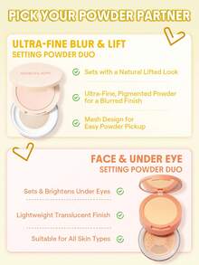 SHEGLAM Insta-Ready Ultra-Fine 磨皮&提亮 定妝蜜粉 二合一-Banana 品牌 美容 化妝 化妝品 適合女性與女孩 完美搭配冬季 Y2K 時尚 流行 生日禮物 假期 派對準備就緒 最佳顏色 - Banana - 查看 9