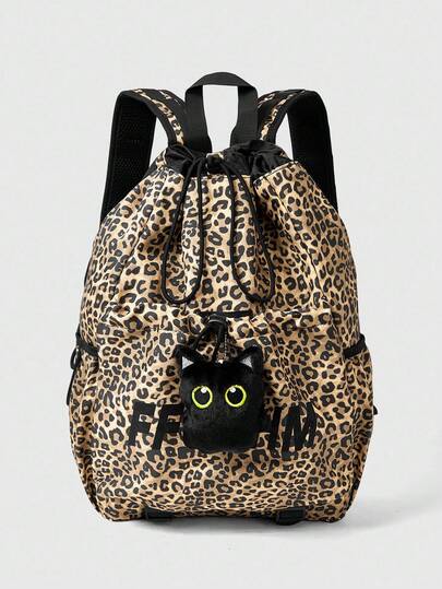 Grunge Punk حقيبة ظهر يونيسكس متعددة الجيوب بتصميم ألوان مختلفة بطبعات براثن القطط والعظام والنجوم والخطوط، سعة كبيرة للتنقل والاستخدام المدرسي، ضروريات العودة إلى المدرسة، حقائب للجامعة، ضروريات الجامعة