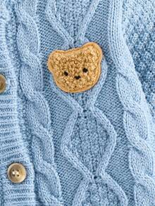 SHEIN Baby Casual Loose Long Sleeve Sweater Romper + Hat Fall Winter