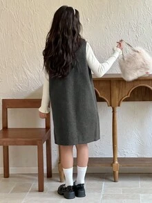 DAZY Tween Girls Casual Dress, Autumn