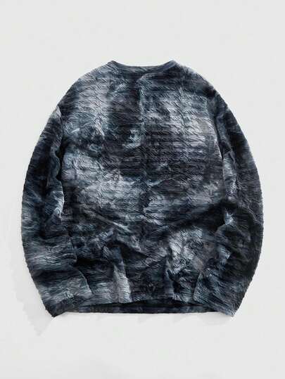 Street Life T-shirts homme à manches longues décontractés, texture sombre, polyvalents pour le quotidien, automne