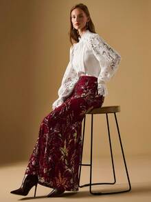 Briarwyn Váy dài ôm sát đa năng đính sequin Burgundy sang trọng dành cho nữ, váy đuôi ngựa, dự tiệc - màu đen - Xem 6