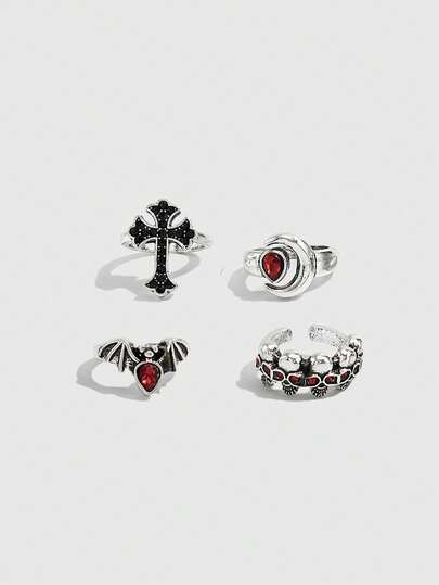Goth Women Ring Sets