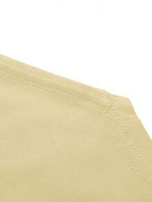 Resyla 女式花卉印花短袖休闲常规圆领 T 恤 - 淡黃色 - 查看 5