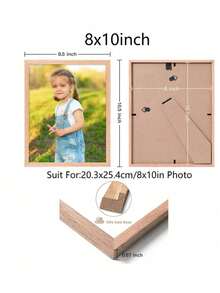 2 piezas de marcos de fotos de madera con respaldo de patrón argyle, decoración artística para colgar en la pared y colocar sobre la mesa, decoración del hogar para el día de San Valentín, boda de San Valentín, cumpleaños