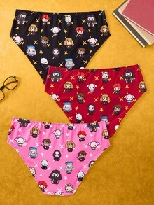 HARRY POTTER X SHEIN 大碼內褲 - 彩色 - 查看 2