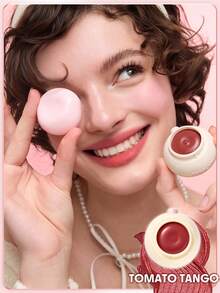 SHEGLAM Bounce Putty Pocket Lip Pot-Tomato Tango Lip Combo Brand Beauty Makeup Face Paint Cosmetic For Women Girls Perfect For Winter Spring Ideal For Y2K Fancy Fashion Suitable For Birthday Gift Party Ready Best Color - Tomato Tango - View 3