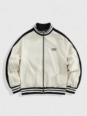 Street Life Casual Everyday Versatile Zip-Up Hoodie With Pockets For Men, Fall/Winter