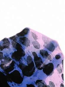 Rafferiza Women Elegant Leopard Print Fitted Mesh Sheer Long Sleeve Dress, Suitable For Spring And Autumn Maxi Women Outfit - Violet Purple - View 7