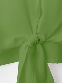 Franclia Women Blouses - 芥末黃 - 查看 3