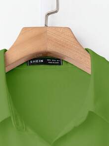 Franclia Women Blouses - 芥末黃 - 查看 5