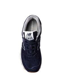 New Balance ML574EPA Solid Color Low-Top Casual Shoes, Fashionable Minimalist Design For Everyday Wear - Navy - View 3