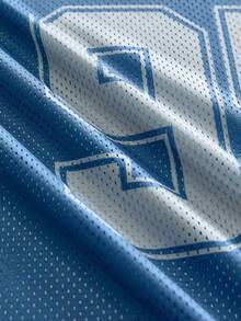 AXEPEAK 男士数码印花网眼宽松短袖T恤套装