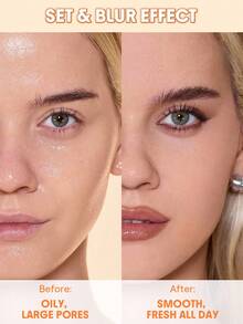 SHEGLAM Insta-Ready Ultra-Fine Sfocatura & Lifting Cipria Fissante Due In Uno-Translucent Marchio Bellezza Trucco Cosmetico Per Donne Ragazze Perfetto Per Autunno Inverno Ideale Per Y2K Elegante Moda Adatto Per Compleanno Natale Presente Festa Pronto Migliore Colore