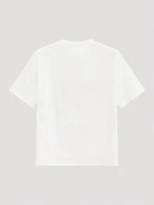 Open Phase STONE DISTRICT 男士新款时尚嘻哈印花T恤 春夏款 - 白色 - 查看 2