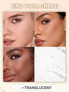 SHEGLAM Insta-Ready Ultra-Fine Sfocatura & Lifting Cipria Fissante Due In Uno-Translucent Marchio Bellezza Trucco Cosmetico Per Donne Ragazze Perfetto Per Autunno Inverno Ideale Per Y2K Elegante Moda Adatto Per Compleanno Natale Presente Festa Pronto Migliore Colore