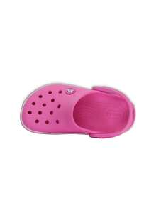 Crocs Crocband Kids Clogs Party Pink CR204537 - Pink - View 3