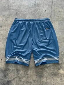 AXEPEAK 男士数码印花网眼宽松短袖T恤套装