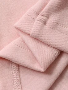 Livesso 2 件套猫咪印花宽松长袖上衣和裤子睡衣套装女士秋冬秋季服装 - 粉色 - 查看 8